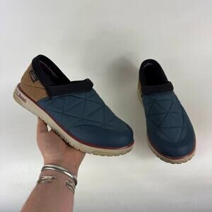L.L.Bean Ultralight PrimaLoft Comfort Shoes Women's 8 Blue Waterproof Slip-On